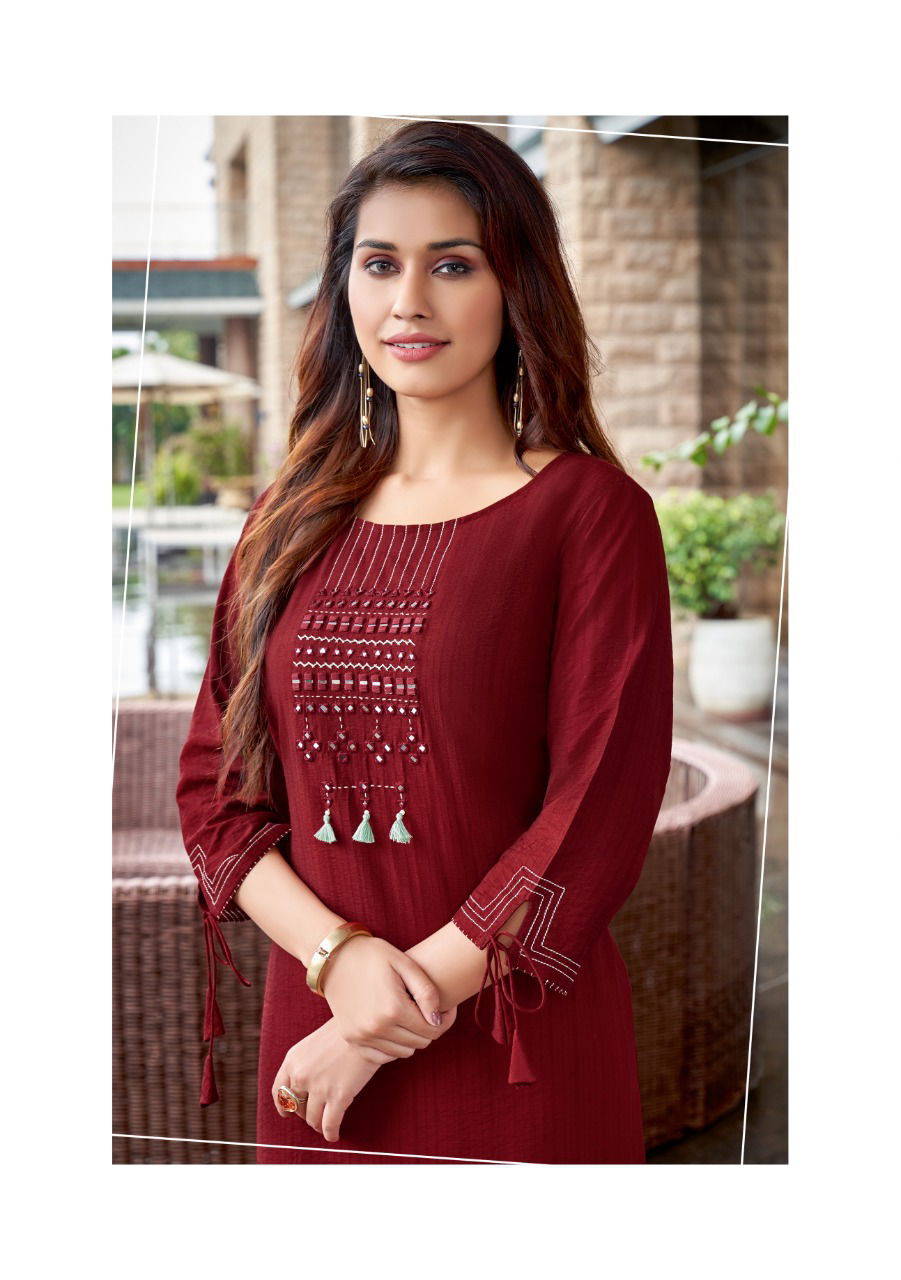 Kadlee Moonlight Fancy Ethnic Wear Pure Cotton Designer Kurti Collection